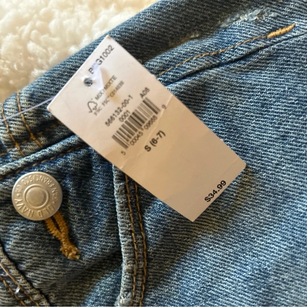 Kids Denim Overalls with Distressed Details - Picture 2 of 6